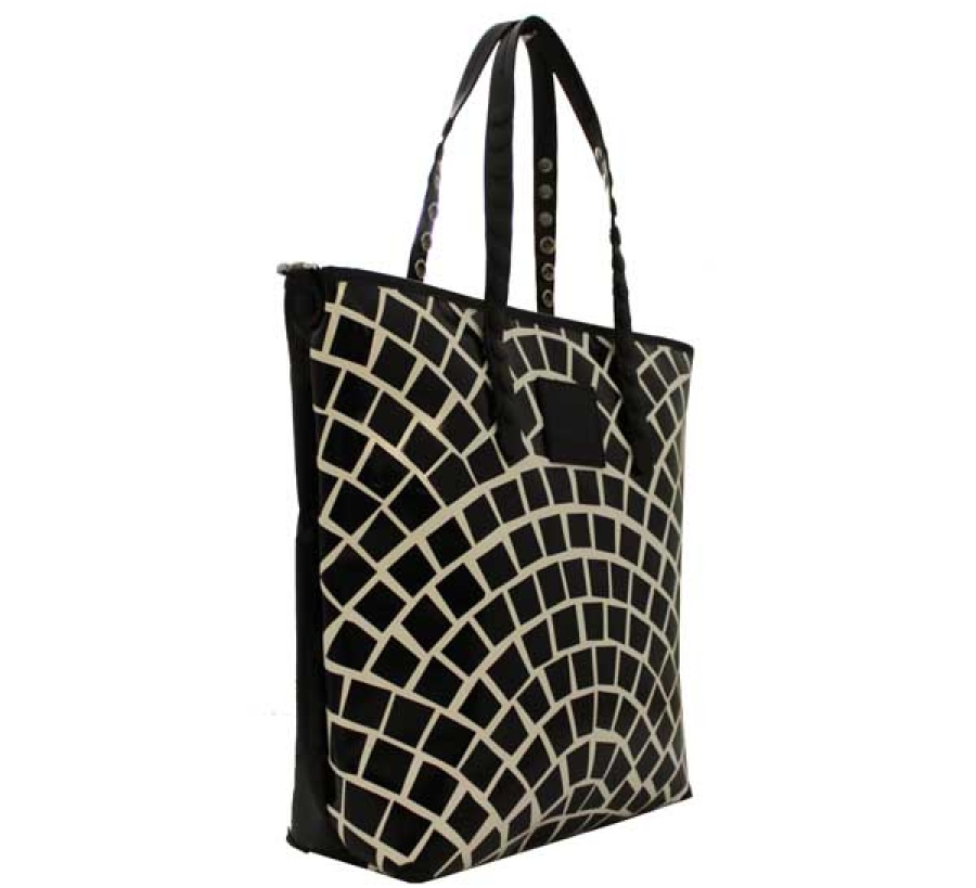 Shopping bag gabs lucrezia test p0071 mosaico b/n - dettaglio 2