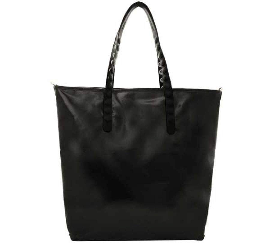 Shopping bag gabs lucrezia test p0072 pois bianco-nero - dettaglio 5