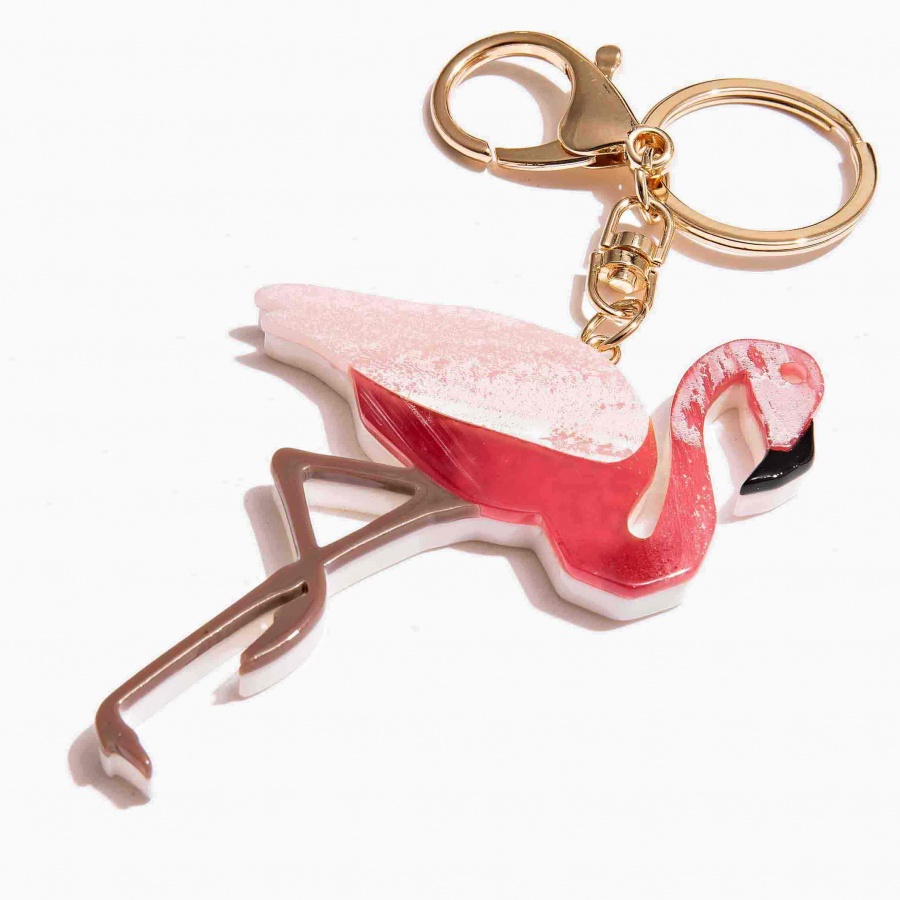 Nali portachiavi con pendente flamingo mipt0032 rosa - dettaglio 2