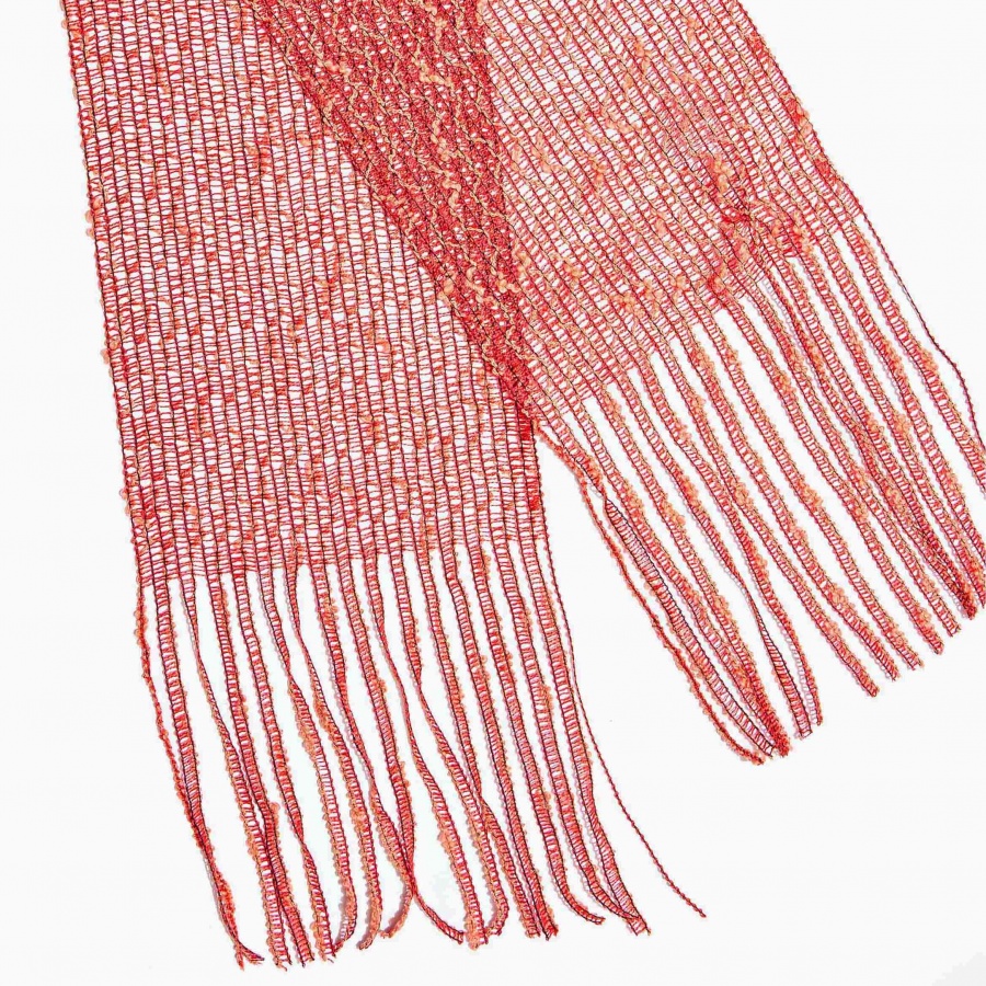 Nali foulard cintura in rete mssc0138 corallo - dettaglio 3