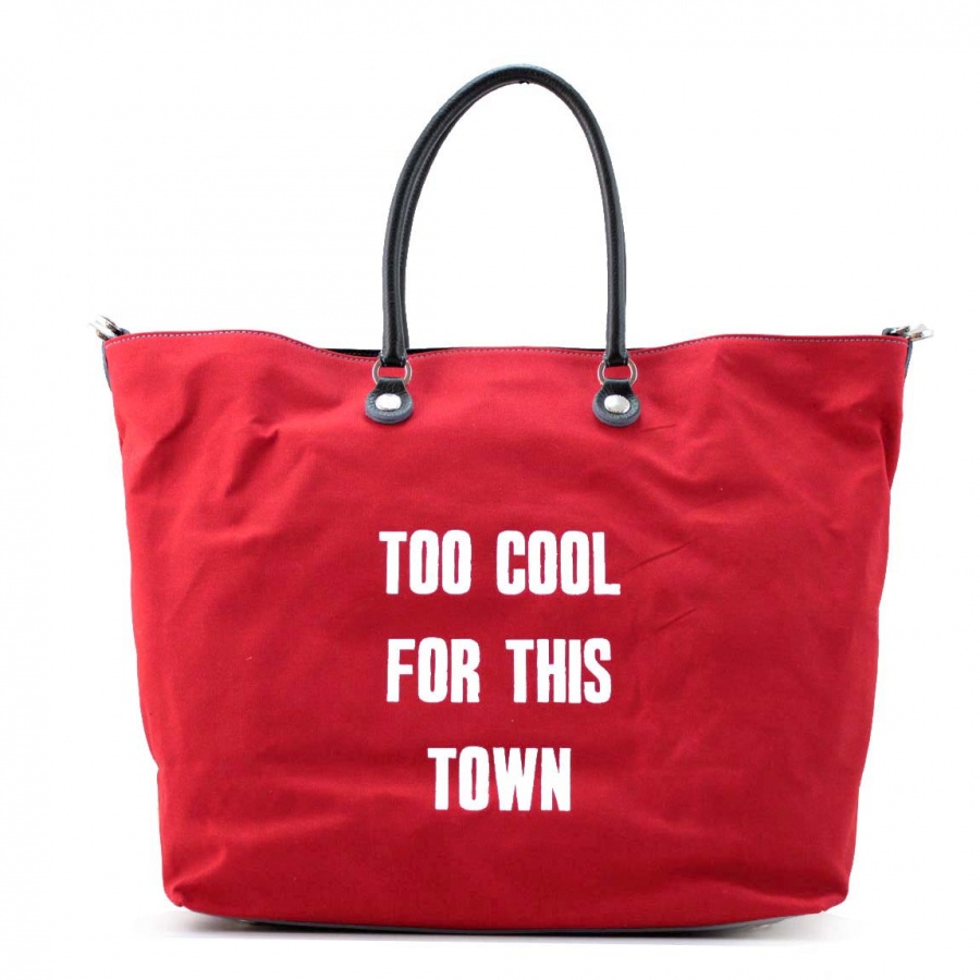 Gabs shopping bag gshop cool cotone rosso - dettaglio 1
