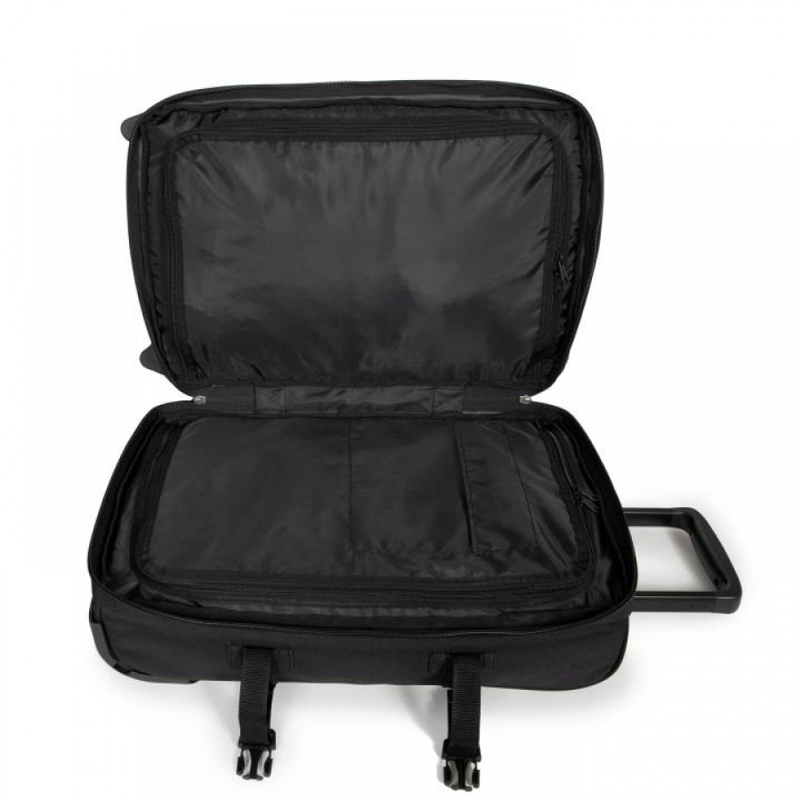 Eastpak valigia tranverz s reflective black in poliestere - dettaglio 3