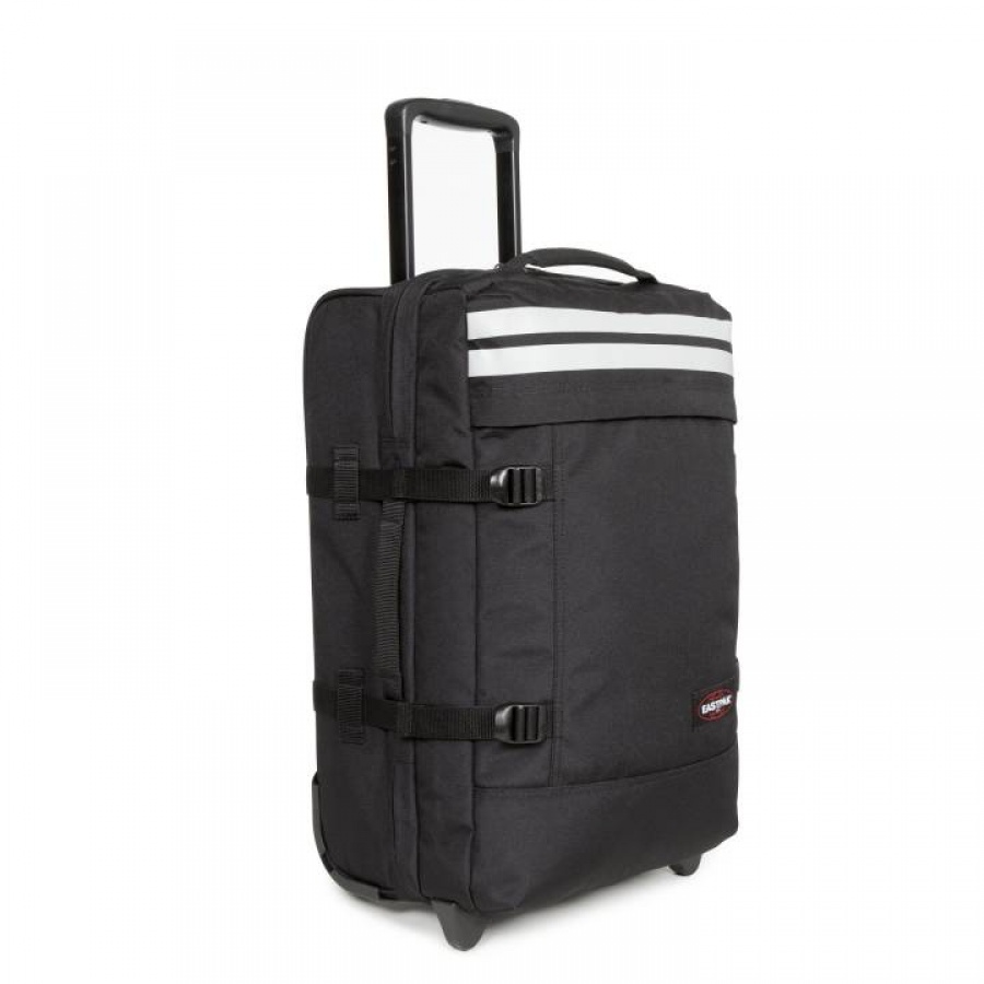 Eastpak valigia tranverz s reflective black in poliestere - dettaglio 7