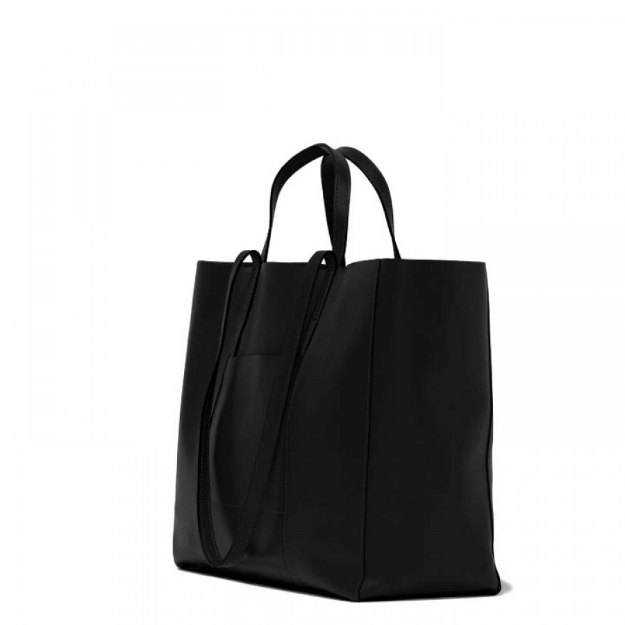 Shopping bag superlight zip large gianni chiarini nero - dettaglio 3